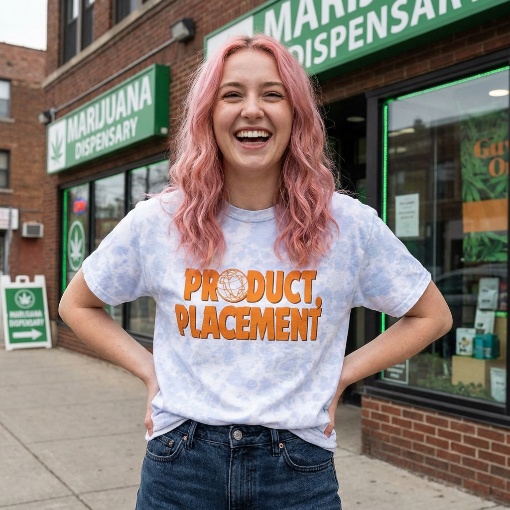 Product Placement Tie Dye Tee