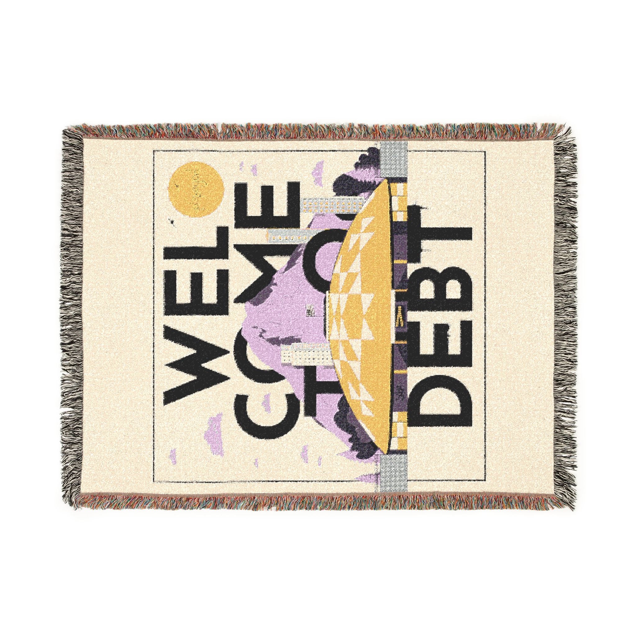 Welcome to Debt Woven Blanket