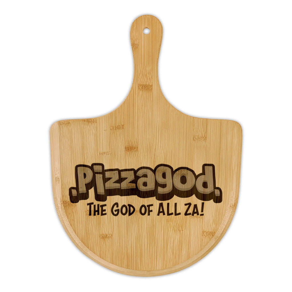 God of All Za Bamboo Pizza Paddle