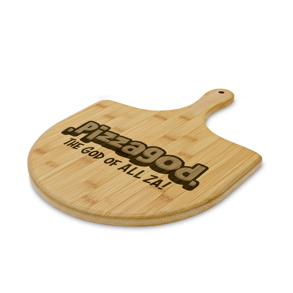 God of All Za Bamboo Pizza Paddle